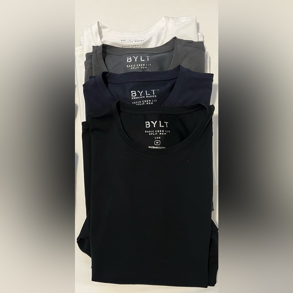 NWOT BYLT Basic LUX Tee Shirts Bundle Size M - Picture 4 of 7